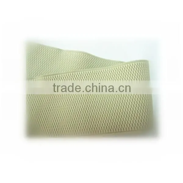 2015 new elastic band used to make fashion women belt-beige elastic band 10-120mm wide FT-WB532