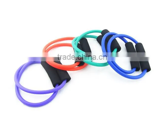 High Quality O Type Yoga Rope Pull Lines Bands Stretch Latex Fitness Exercise High Tension