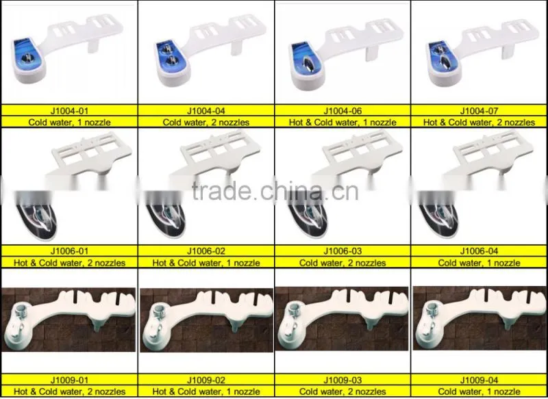 Non electronic toilet seat bio bidet