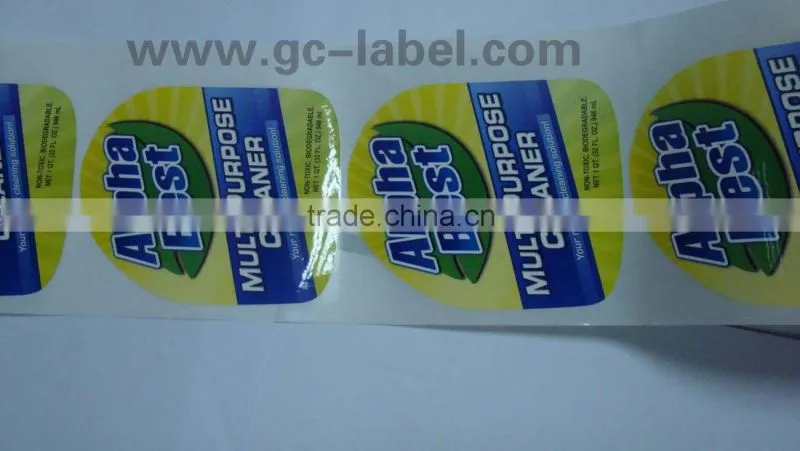 chemical adhesive label