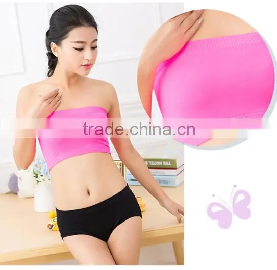 seamless ladies bra tube bra sexy underwear