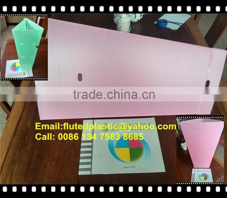 Plastic corflute tree guards/Corrugated plastic tree protector