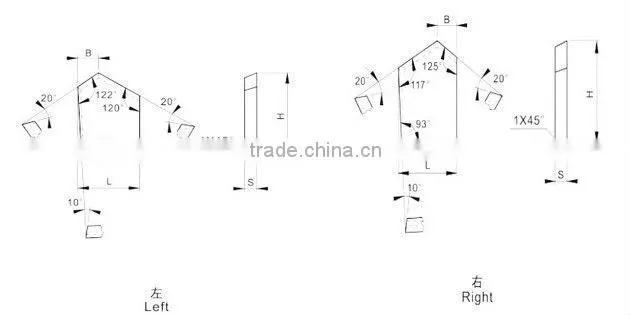 Tungsten Carbide Coal Mining Bits for well digging