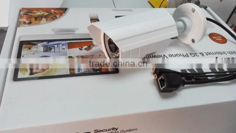 Best Security H.264 CCTV IP Camera 720P 4CH Kit NVR poe
