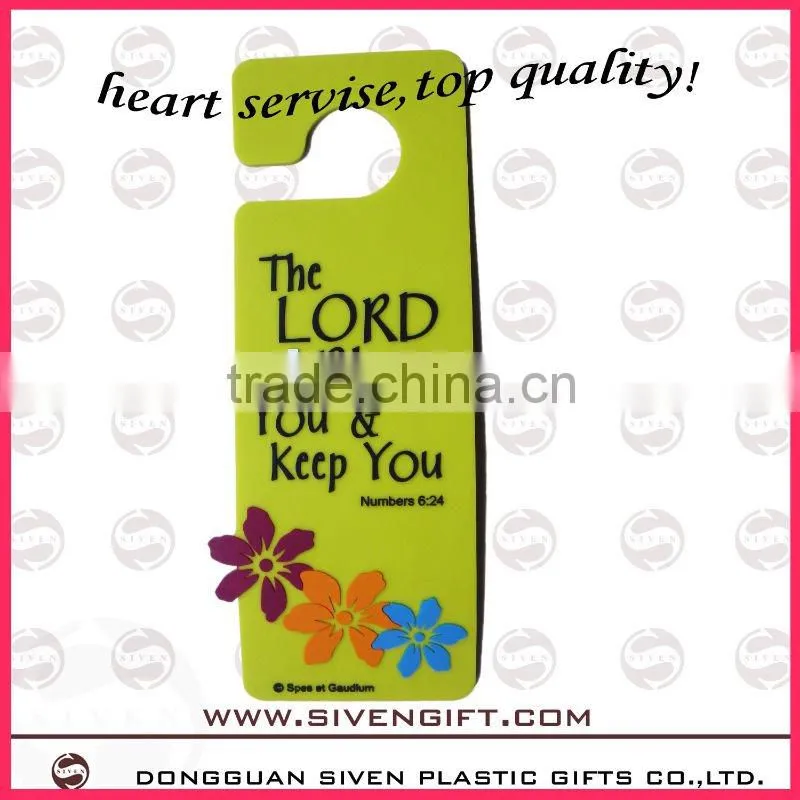 cartoon soft pvc door hanger