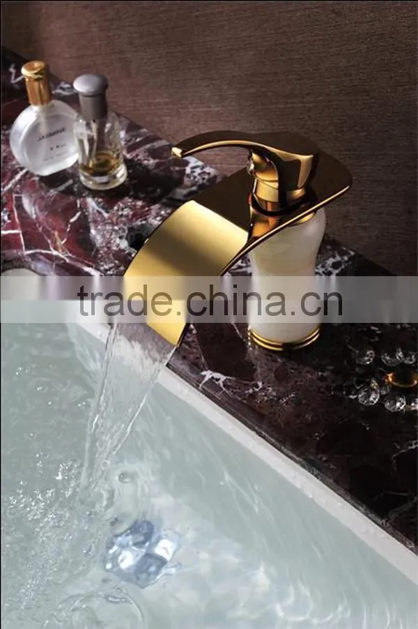 Elegent Mixer Sanitaryware Magic golden Lavatory taps and mixers