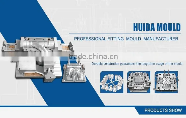 PVC material swept reduced tee pipe fitting mould