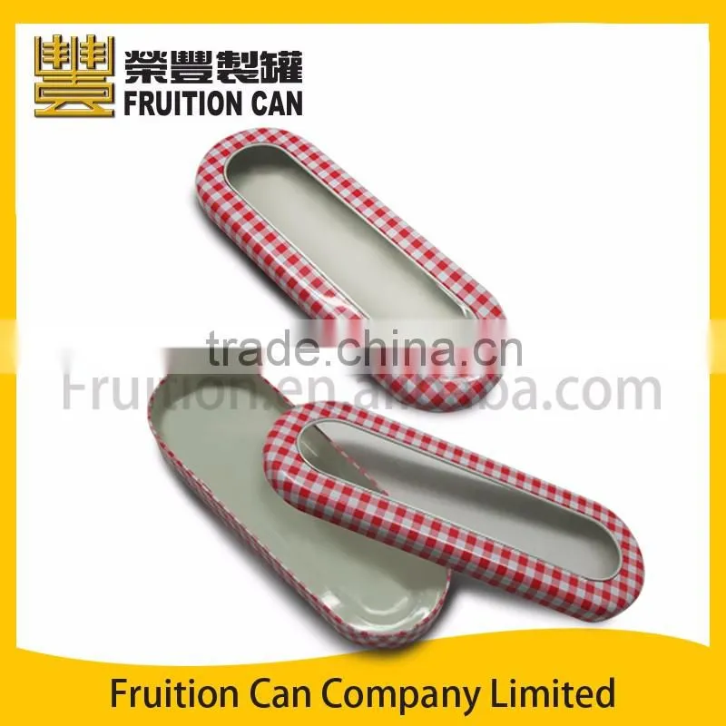 Pencil case tin with window lid