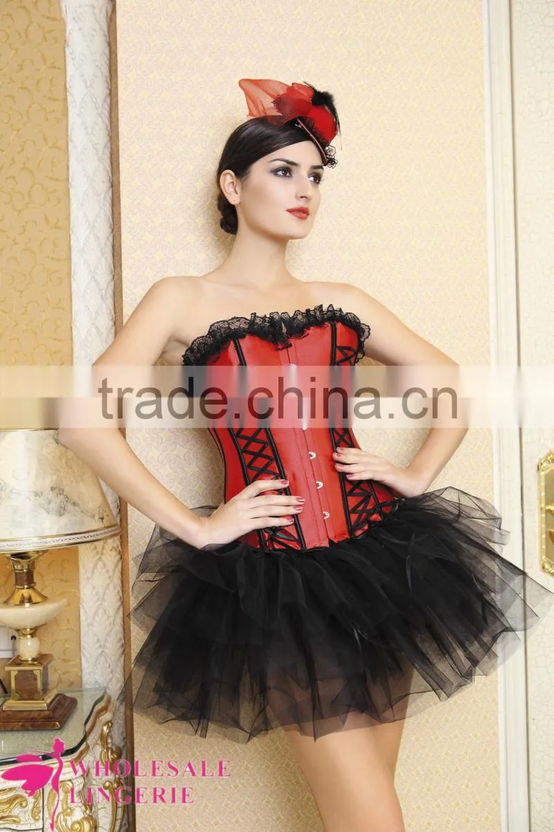 alibaba china wholesale in styles Women's Sexy Red Corsets