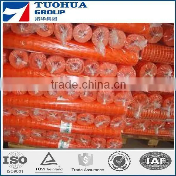 HDPE warning orange barrier fence plastic mesh