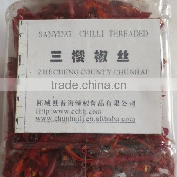 2015 new crop chinese red dried thread chili