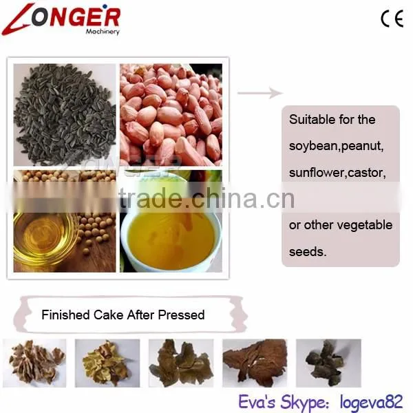 Automatic Spiral Sunflower Oil Extracting Machine/Castor Oil Press Machine