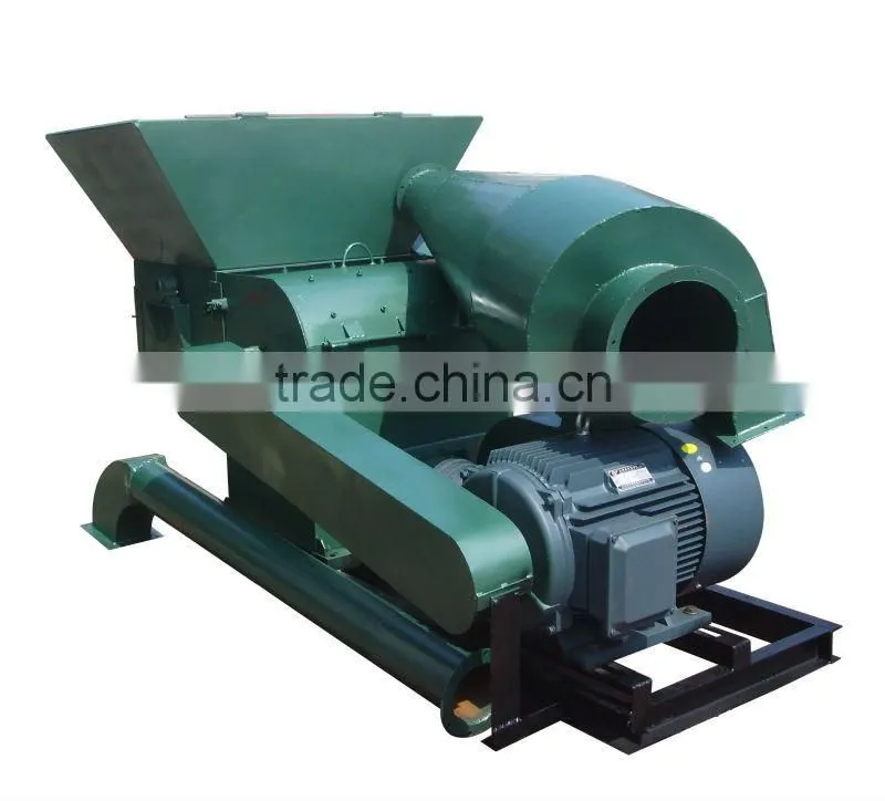 straw tree branches 55KW electric driven wood sawdust hammer mill