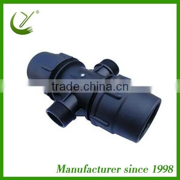 Factory selling PP Compression Fittings Tee, Elbow,Coupler,etc for Irrigation