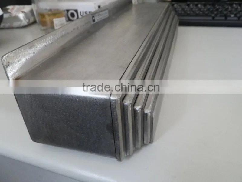 steel telescopic guideway cover
