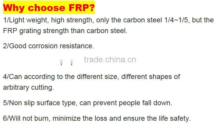 Fire Retardant,Anti-corrosion frp grating trench cover