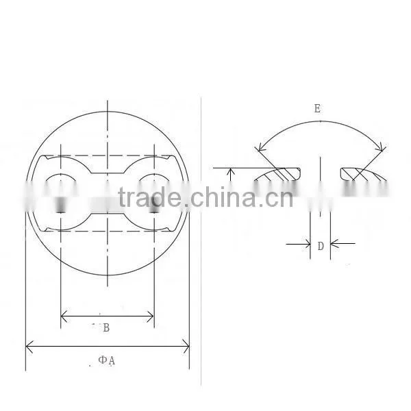 Anchor Point Tie Down Round L-Track