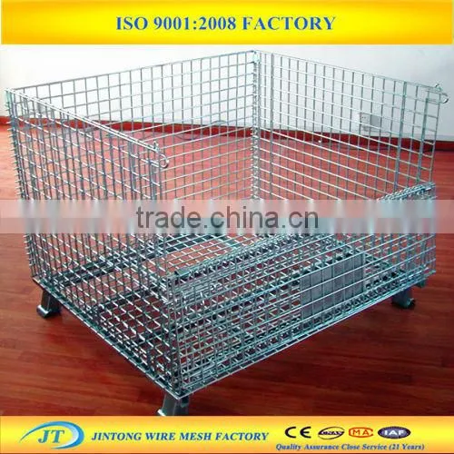 Folding Container Type metal storage cage