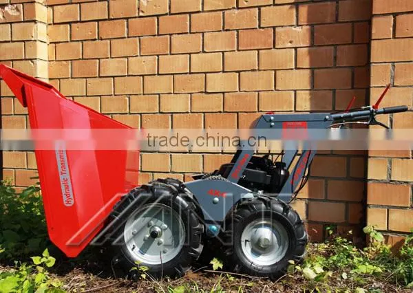 Mini track dumper with gasoline engine construction machinery BY300X with CE