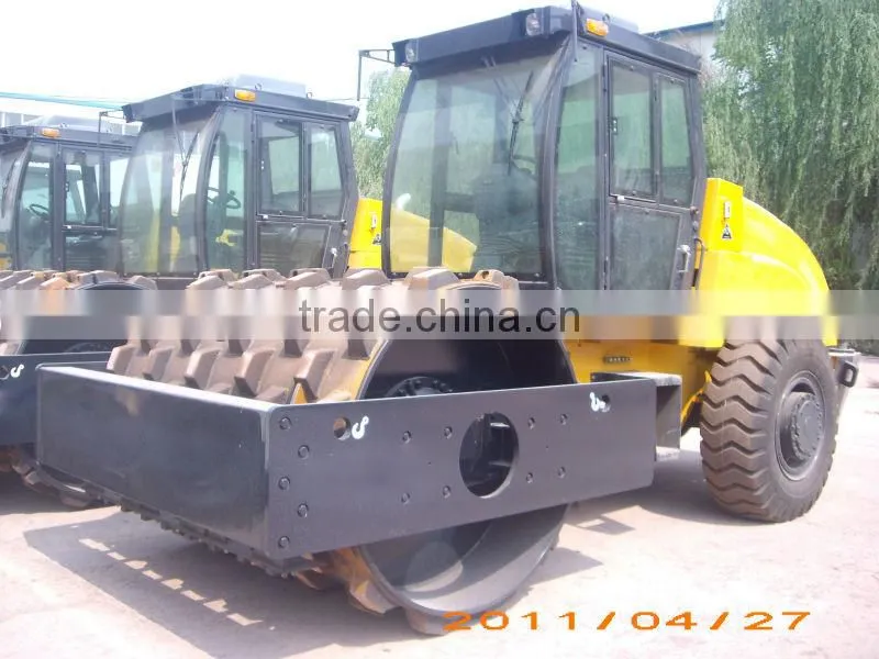 14 ton with CE hydraulic vibratory road roller, easy to handle road roller