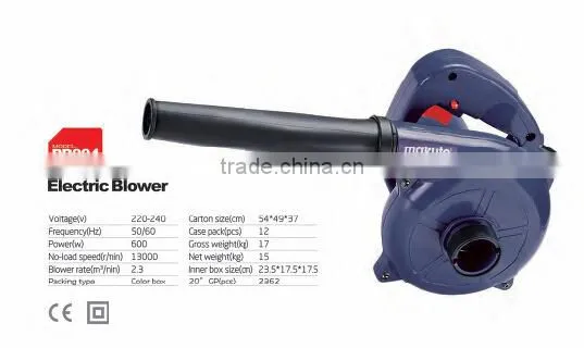 Makute Pack Blower Electric Air Blower Leaf Blower