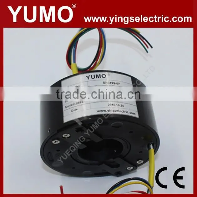 YUMO SR3899-6P electrical alternator slip rings through bore slip ring motor