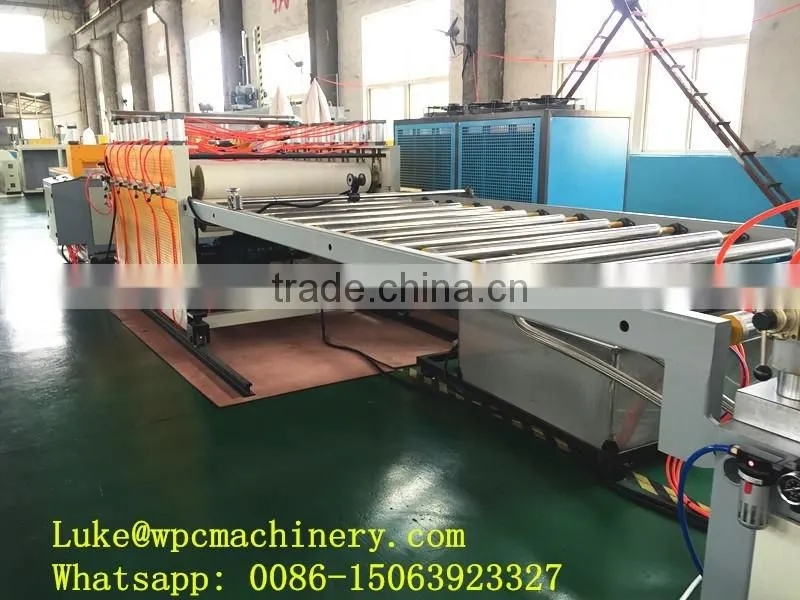 Pvc foam board making machine/wpc foam board extrusion line/production line