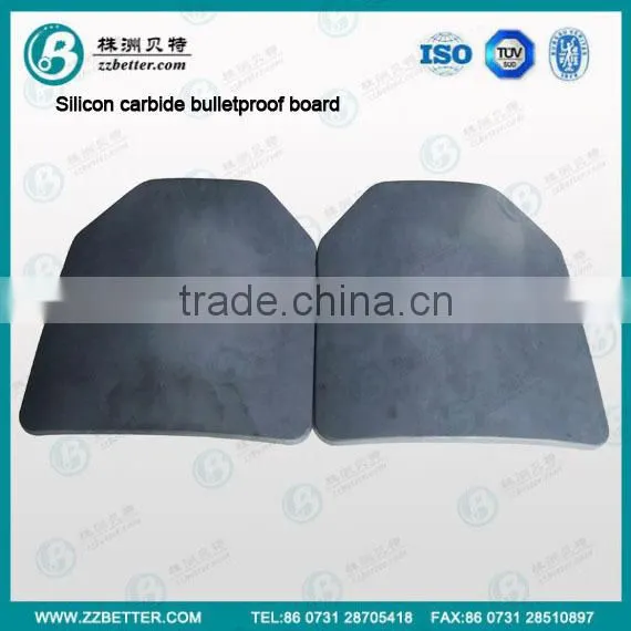 China manufacture made SSIC ceramic bulltproof tile for armor plate