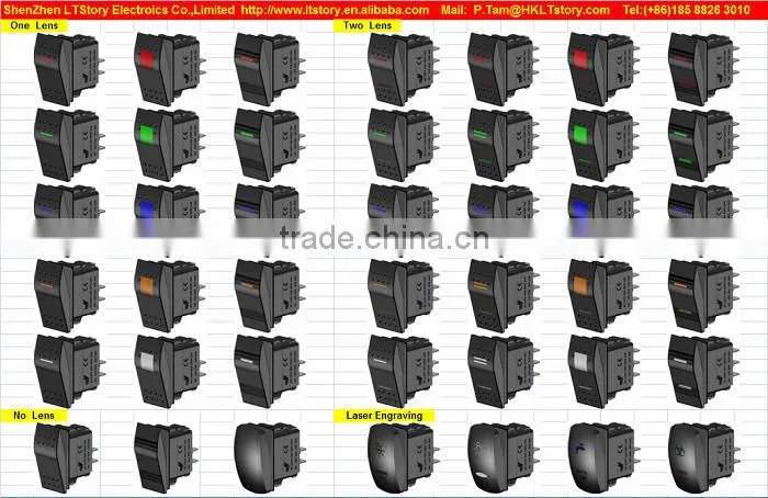 Rocker Switch Waterproof t85