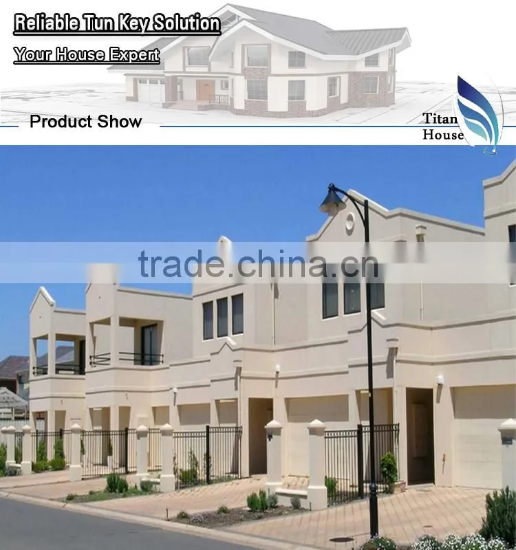 Cheap Light Steel Frame Fabricated Town Houses