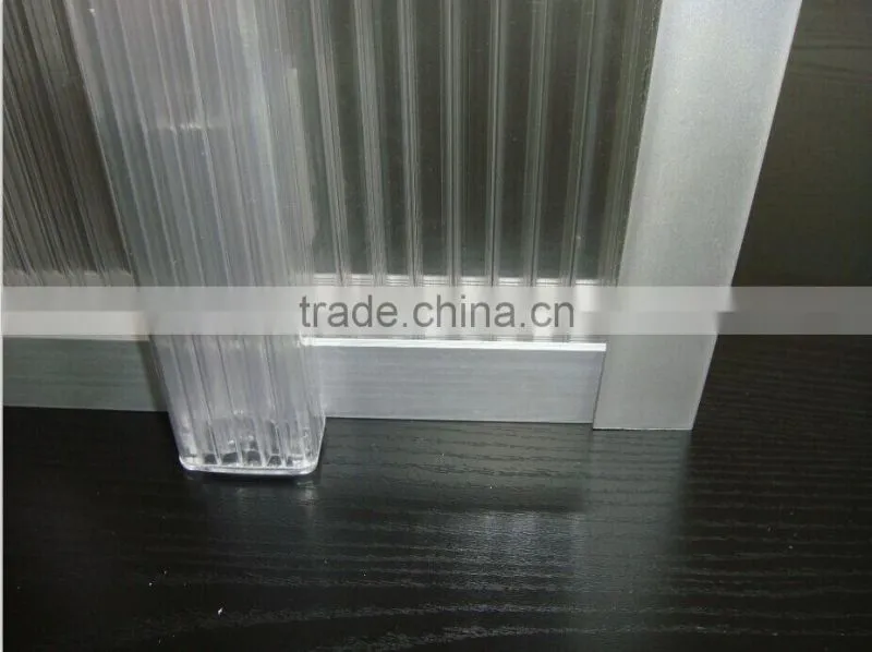 UV protection polycarbonate hollow sheet for swimming pool cove
