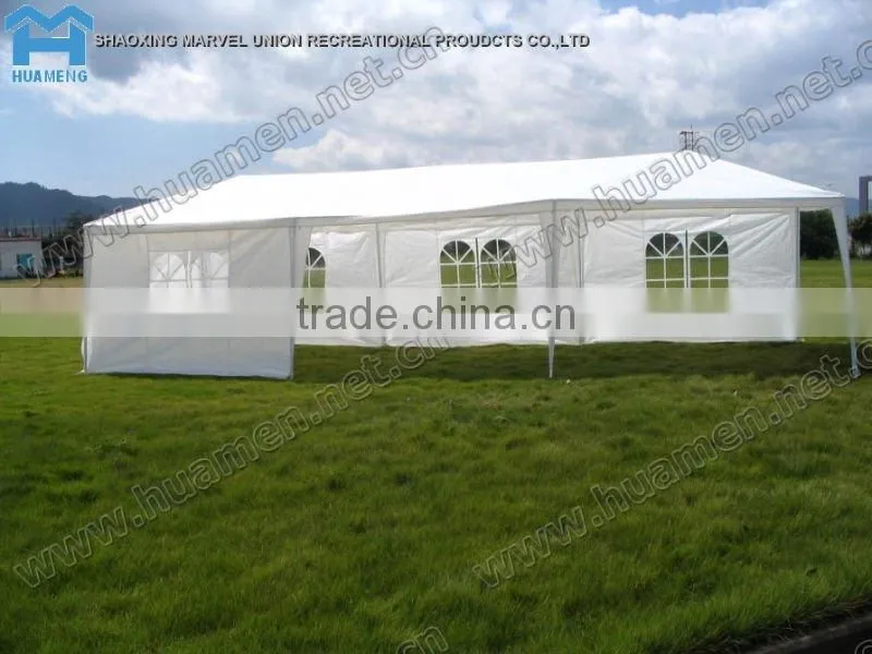 3x9m PE Simple Asemble Waterproof Portable Steel Birthday Party Tent
