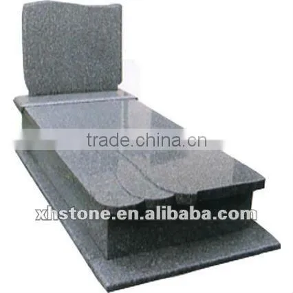 Southeast traditional style black polished monument