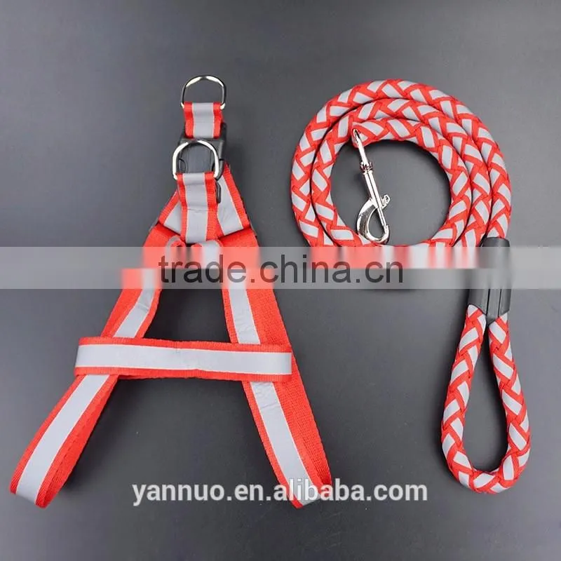 Sport Dog Harness Set Toy Braided Rope Hunting Dog Collar Wholesale
