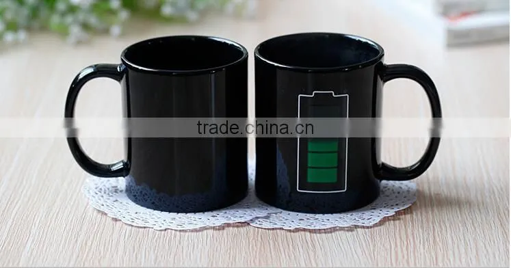 Haonai new style hot sale High quality color change ceramic mug