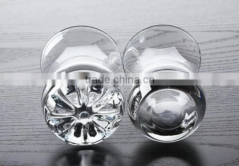 4.5oz insulated glass coffee mugs with handles
