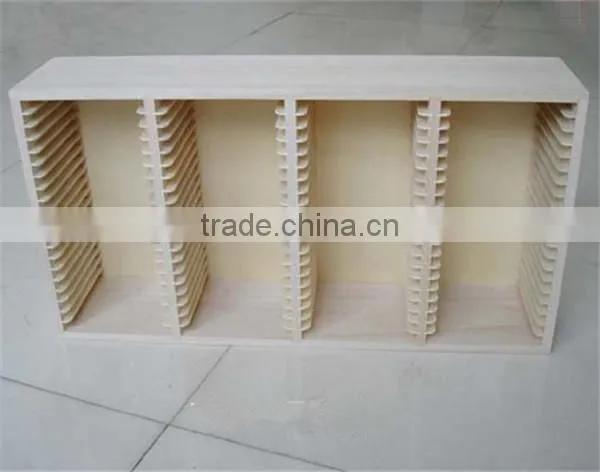High quality handmade unique commercial wooded CD racks