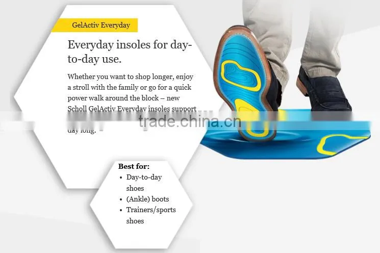 Gel insole gel insole slippers gel slipper conformt slipper