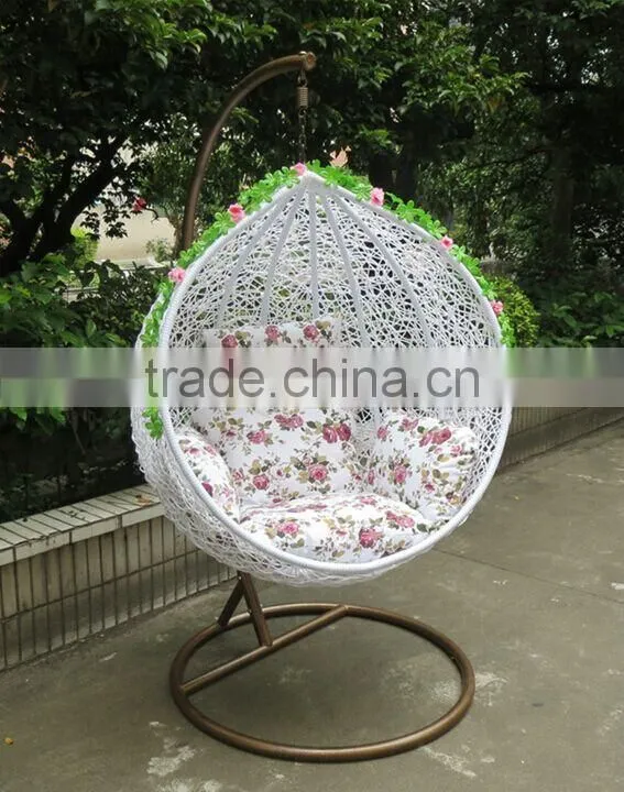 ESR-21025 Comfortable Outdoor net stainless steel garden swing