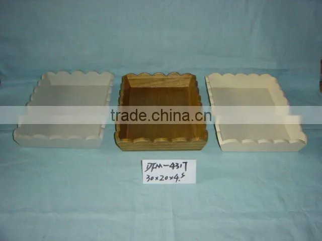 lacquered small wooden tray wholesale