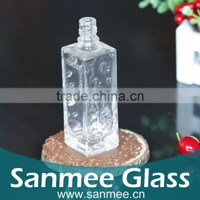 Supplies Cheap Glass Bottles 81ml Transparent Glass Bottle For Perfume