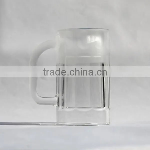Quality Straight Bottom Frosted Glass Beer Mugs