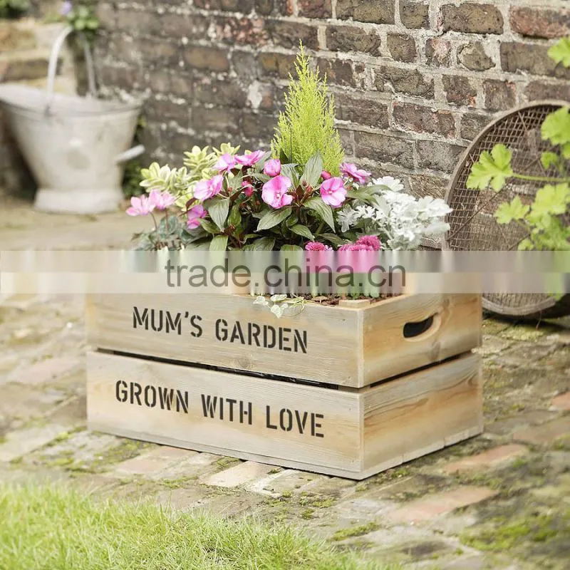 vegetable Wooden Garden Plant Tray