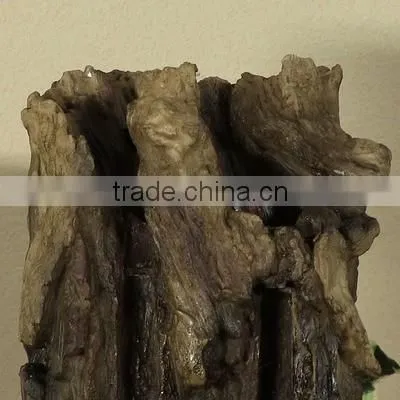 Hollowed Log Tabletop Water Fountain with LED Light