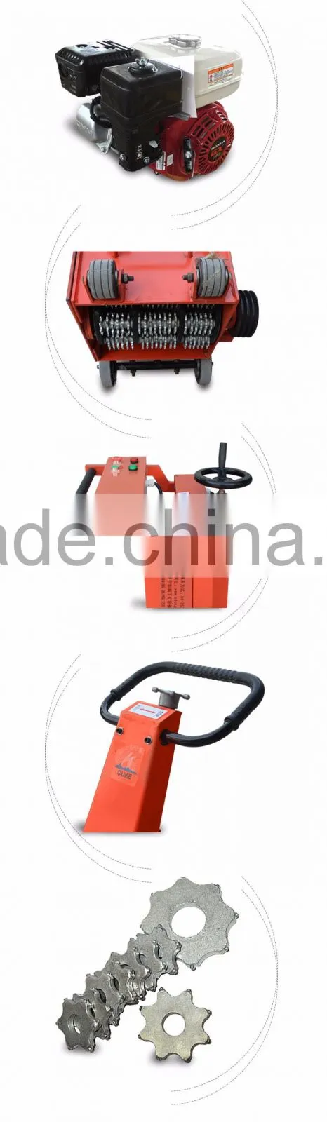 concrete scarifier removing machine,concrete floor scraper