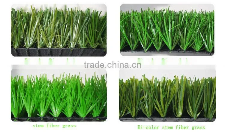 50mm apple green stem fiber Artificial Grass for football