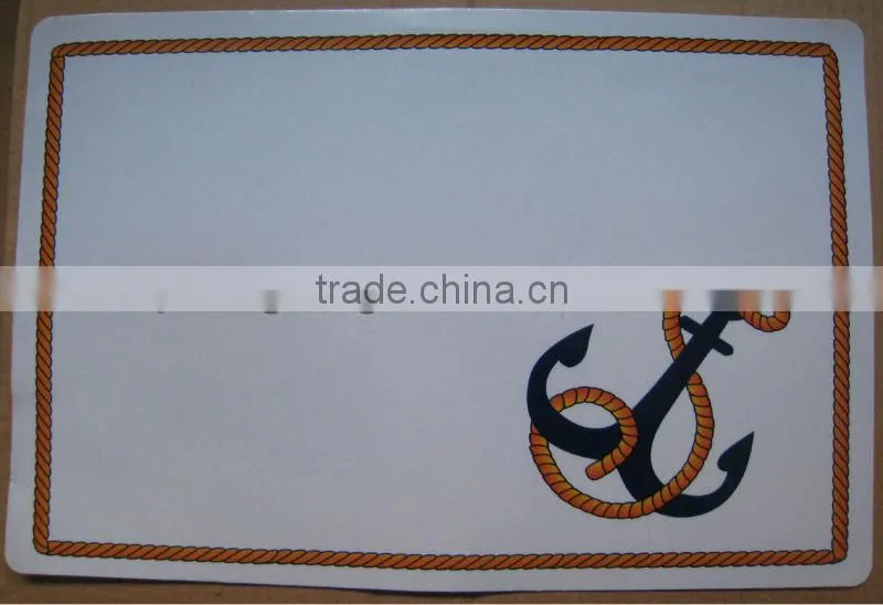 cheap plastic custom printing placemat wholesale