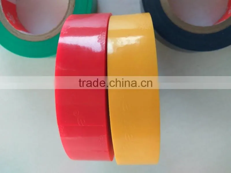 2016 China factory wholesale price adhesive black PVC insulating electrical Tape