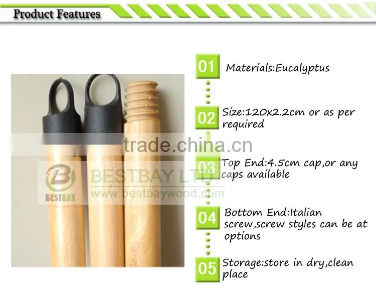 2016 round brush with removable handle /wooden handle cow bell/wooden massager stick