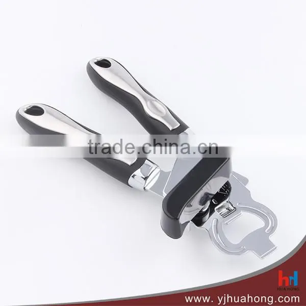 Comfortable plastic handle can opener/tin opener HCO-01H